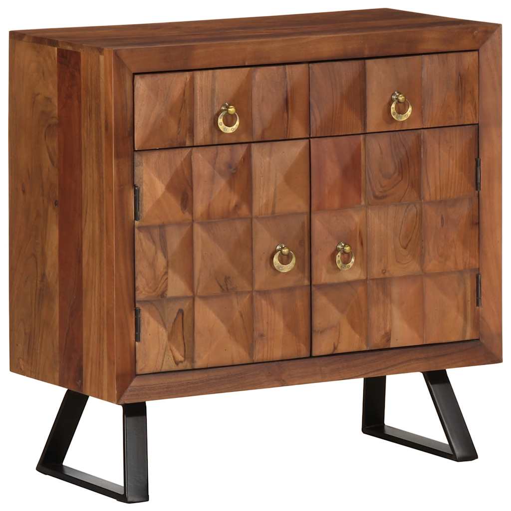 Drawer Cabinet 70X35X70 Cm Solid Wood Acacia