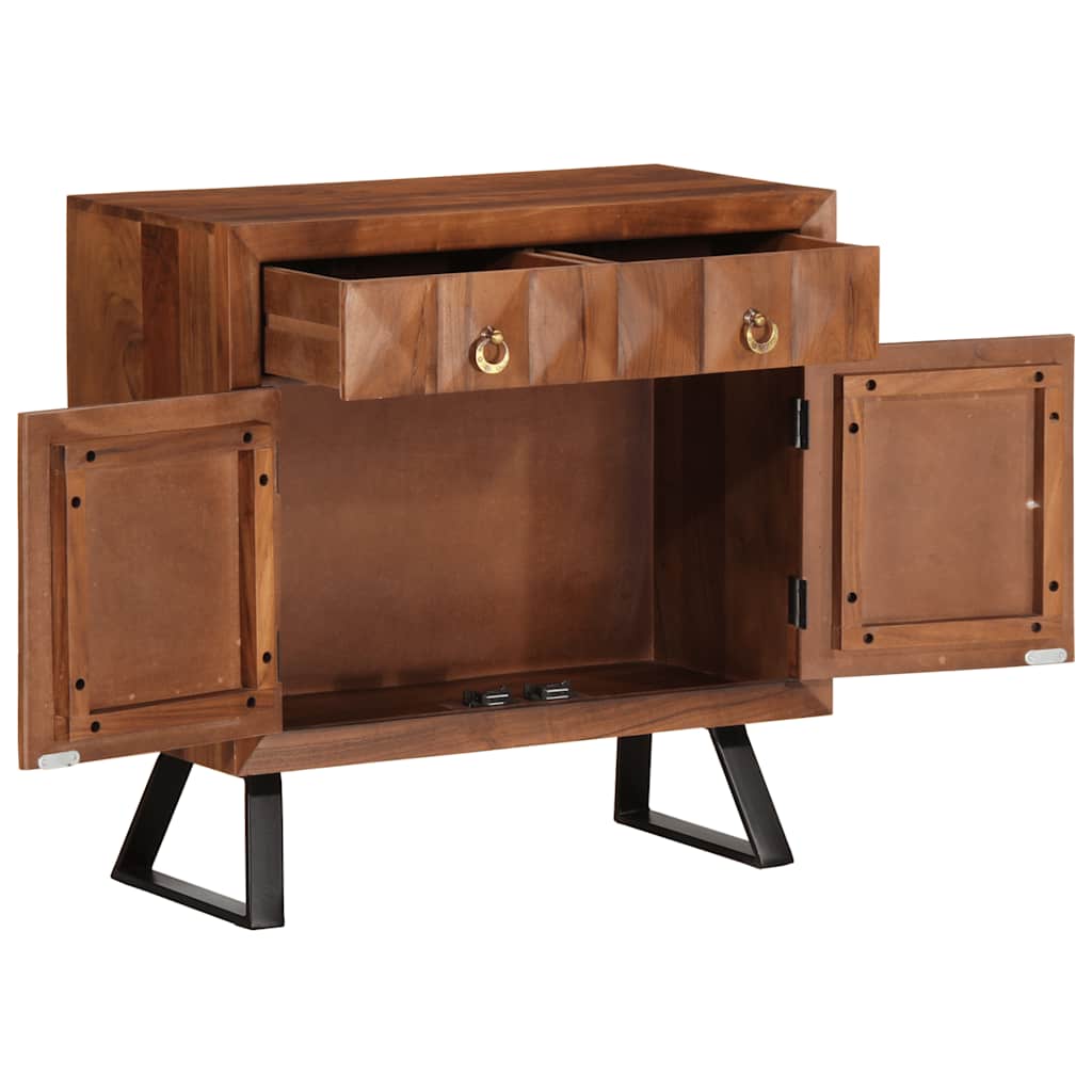 Drawer Cabinet 70X35X70 Cm Solid Wood Acacia