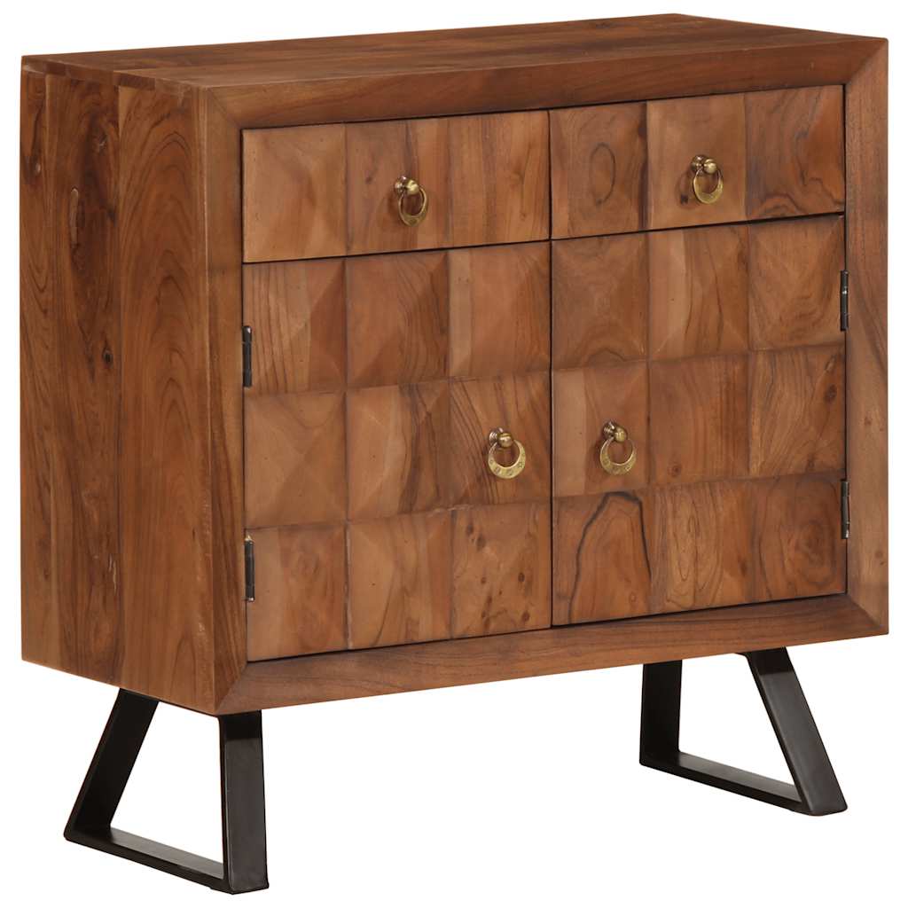 Drawer Cabinet 70X35X70 Cm Solid Wood Acacia