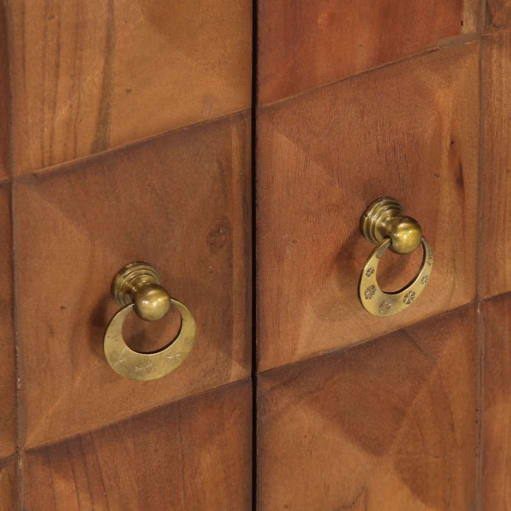 Drawer Cabinet 70X35X70 Cm Solid Wood Acacia