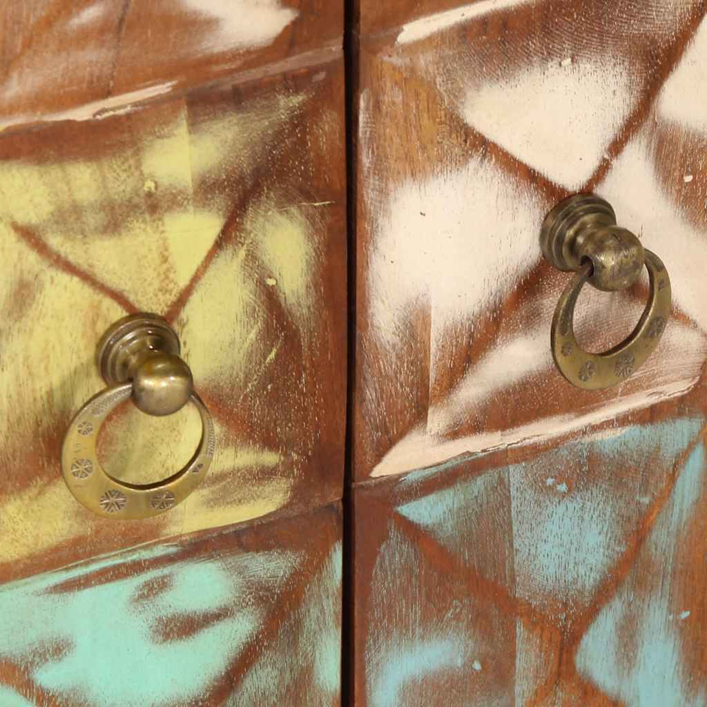 Drawer Cabinet 70X35X70 Cm Solid Wood Reclaimed