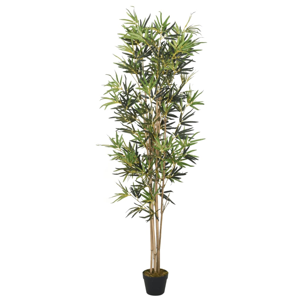 Artificial Bamboo Tree 1104 Leaves 180 Cm Green
