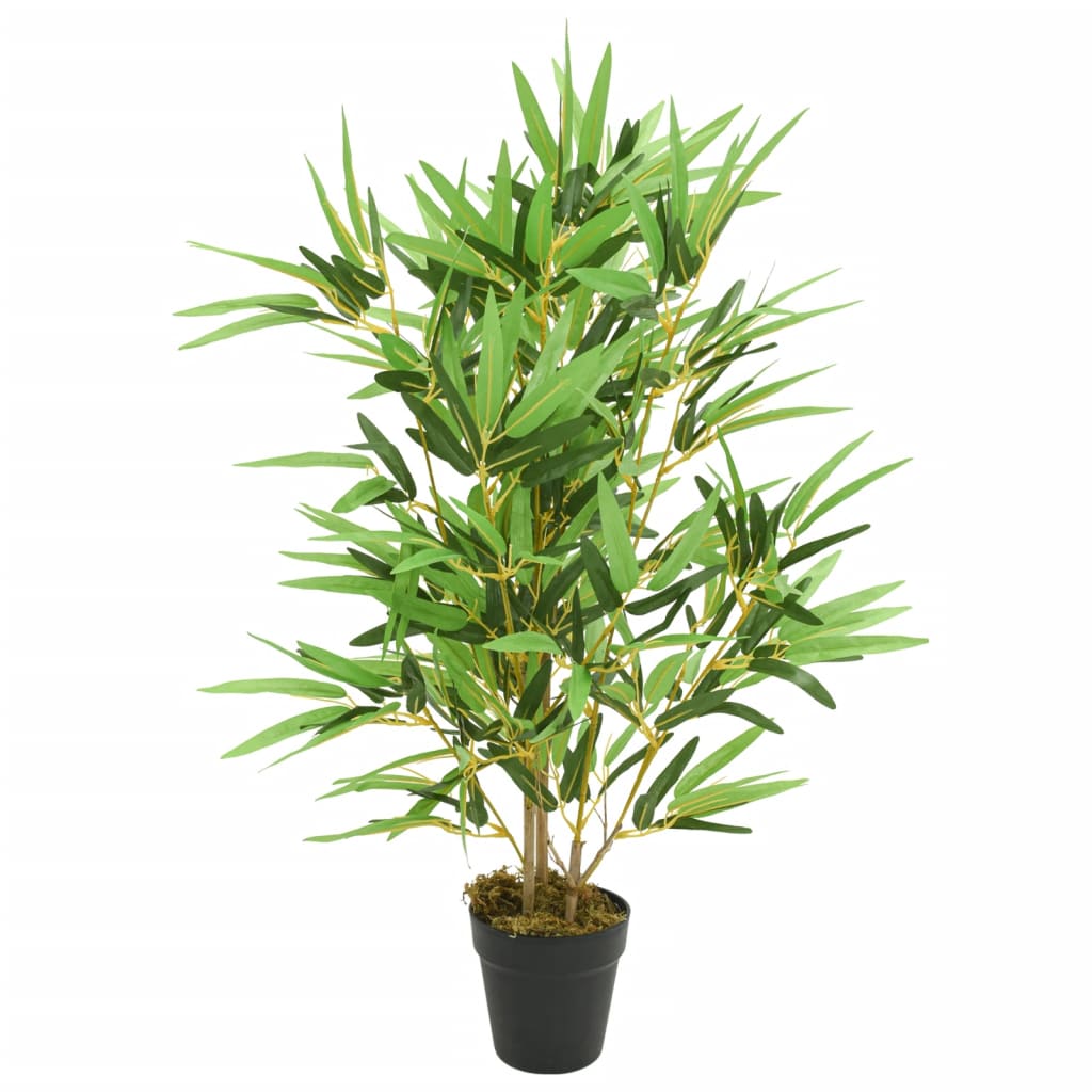 Artificial Bamboo Tree 552 Leaves 120 Cm Green