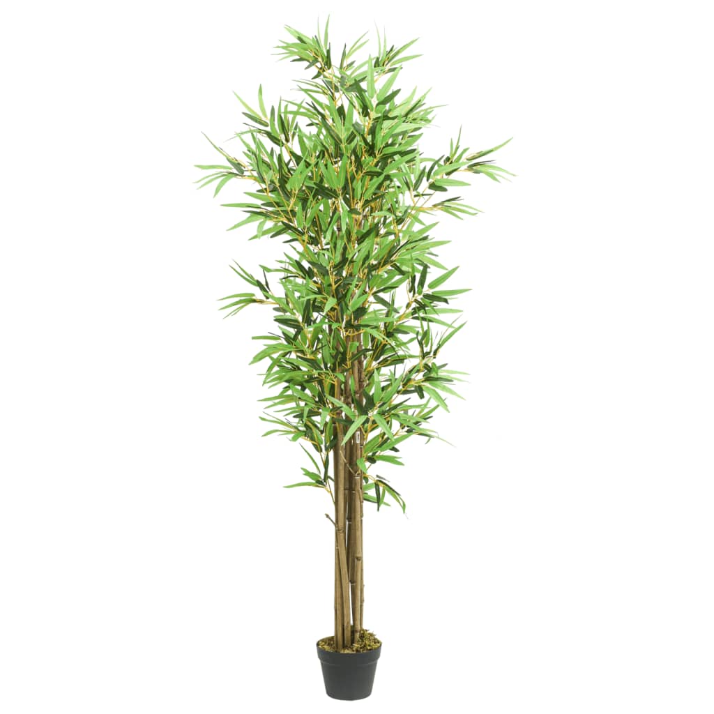Artificial Bamboo Tree 552 Leaves 120 Cm Green