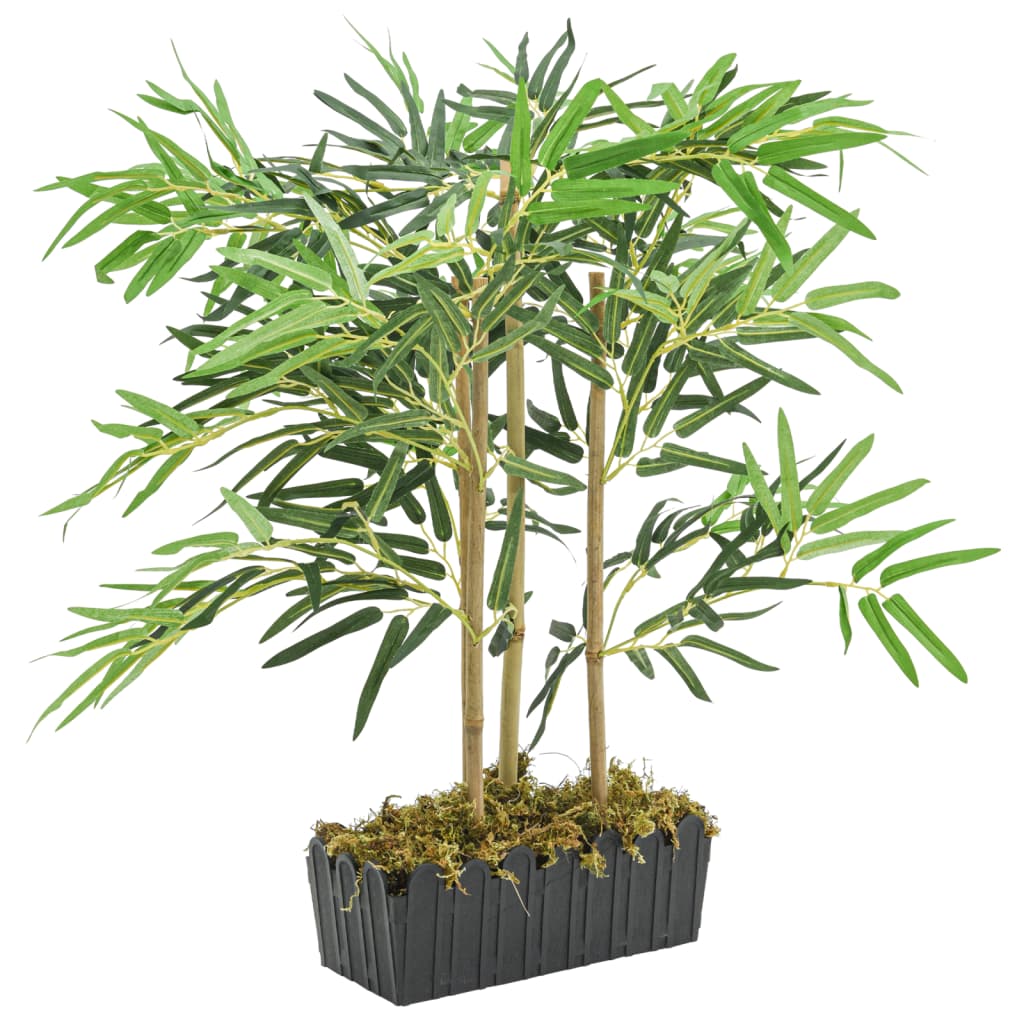 Artificial Bamboo Tree 552 Leaves 120 Cm Green