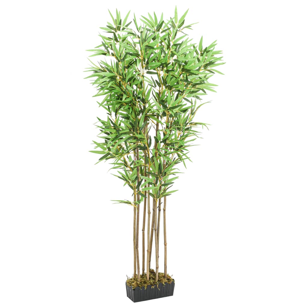 Artificial Bamboo Tree 552 Leaves 120 Cm Green