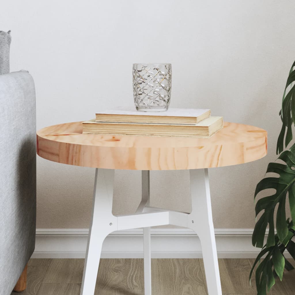 Table Top Round Ø Solid Wood Pine