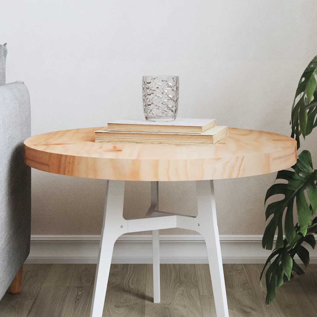 Table Top Round Ø Solid Wood Pine