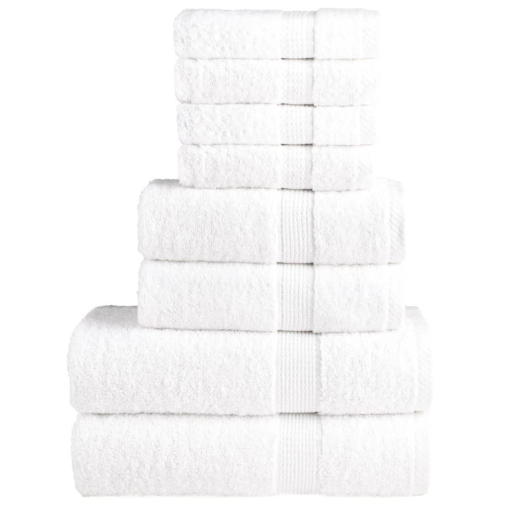 8 Piece Premium Towel Set Solund 600 Gsm