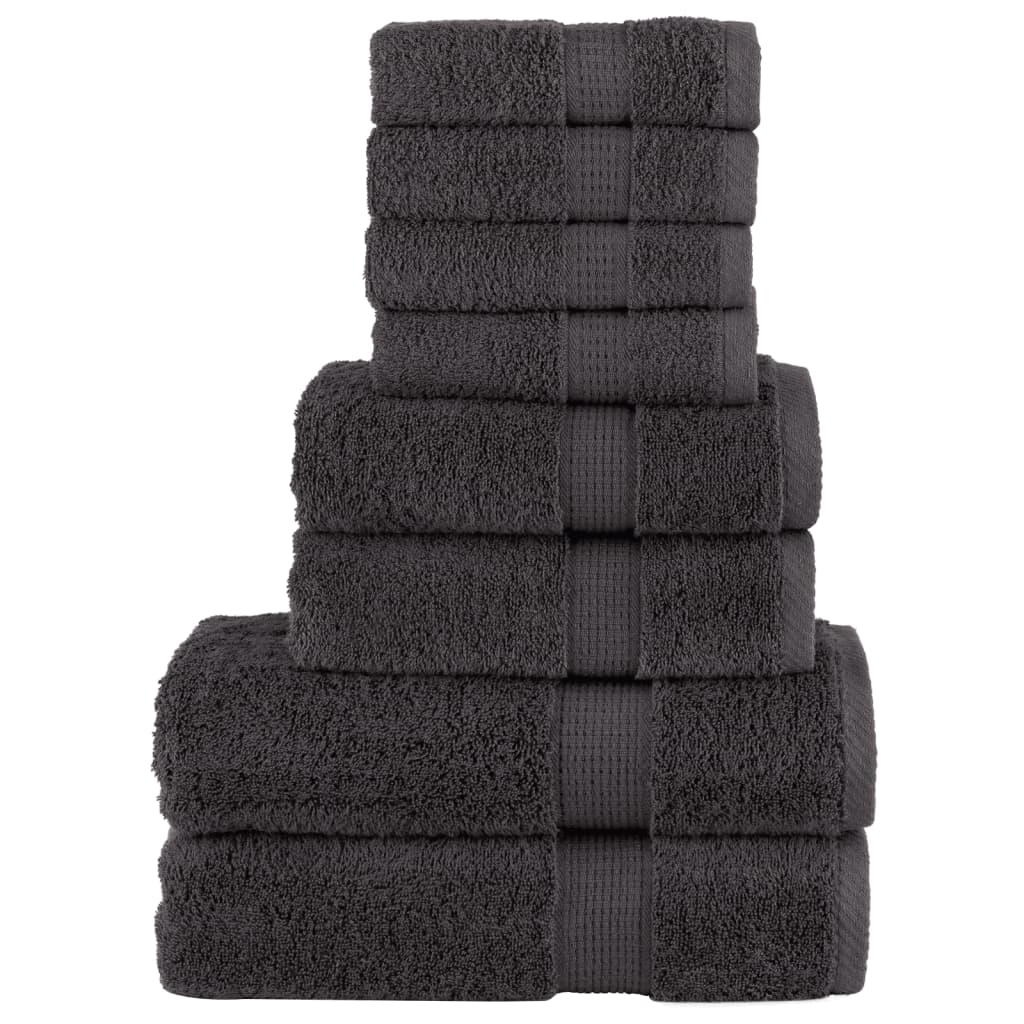 8 Piece Premium Towel Set Solund 600 Gsm