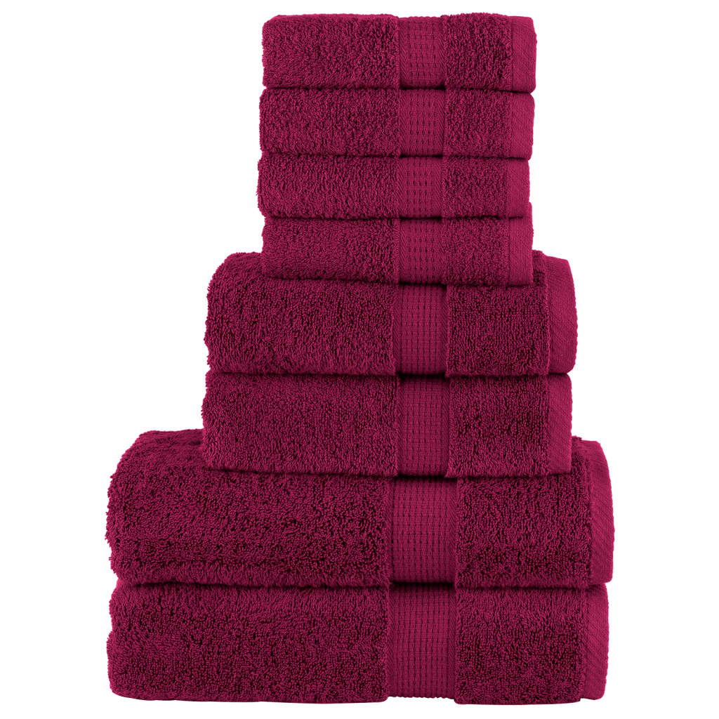 8 Piece Premium Towel Set Solund 600 Gsm