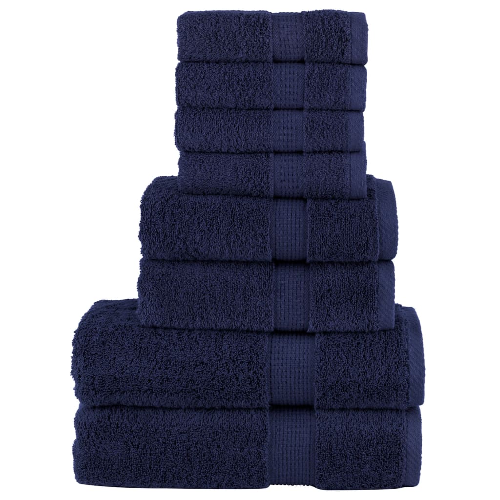 8 Piece Premium Towel Set Solund 600 Gsm
