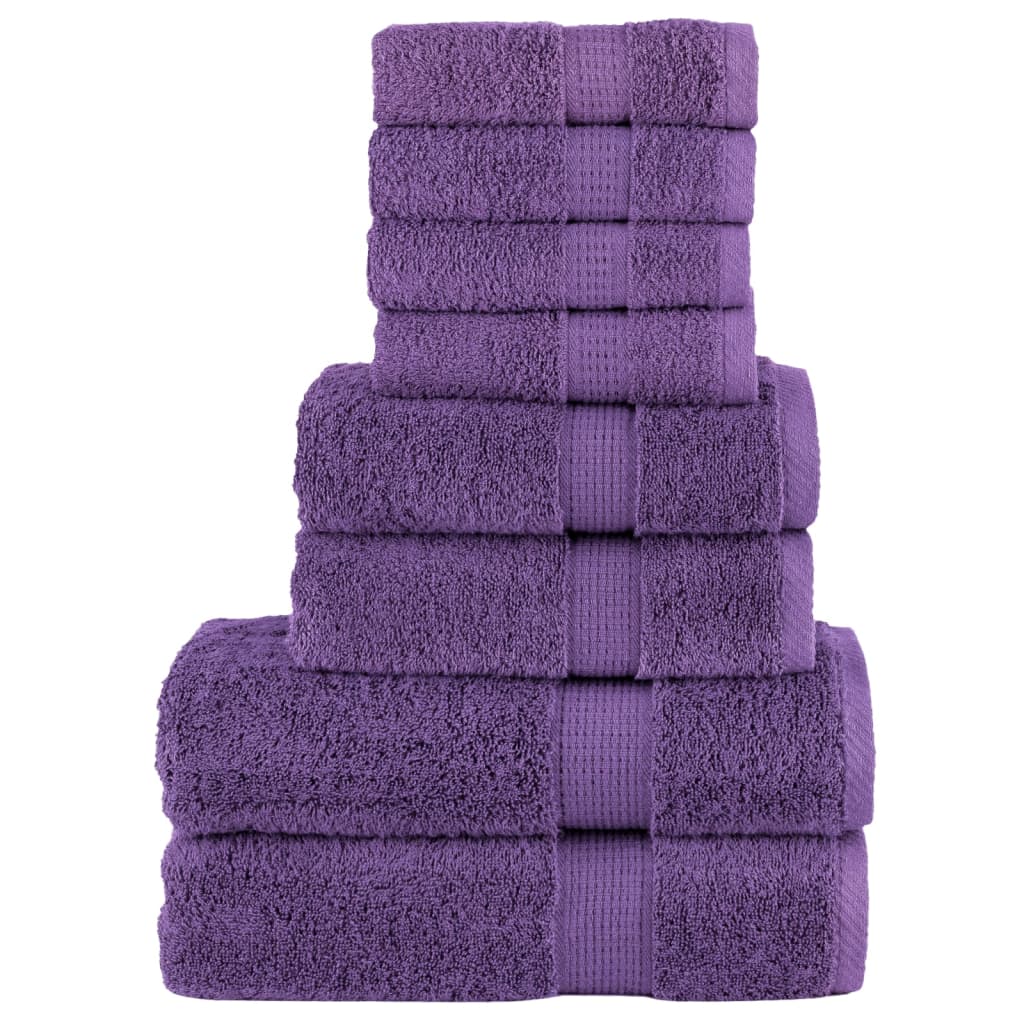 8 Piece Premium Towel Set Solund 600 Gsm