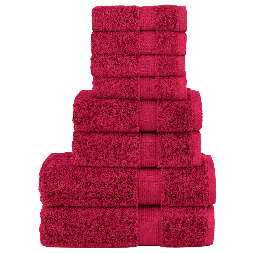 8 Piece Premium Towel Set Solund 600 Gsm