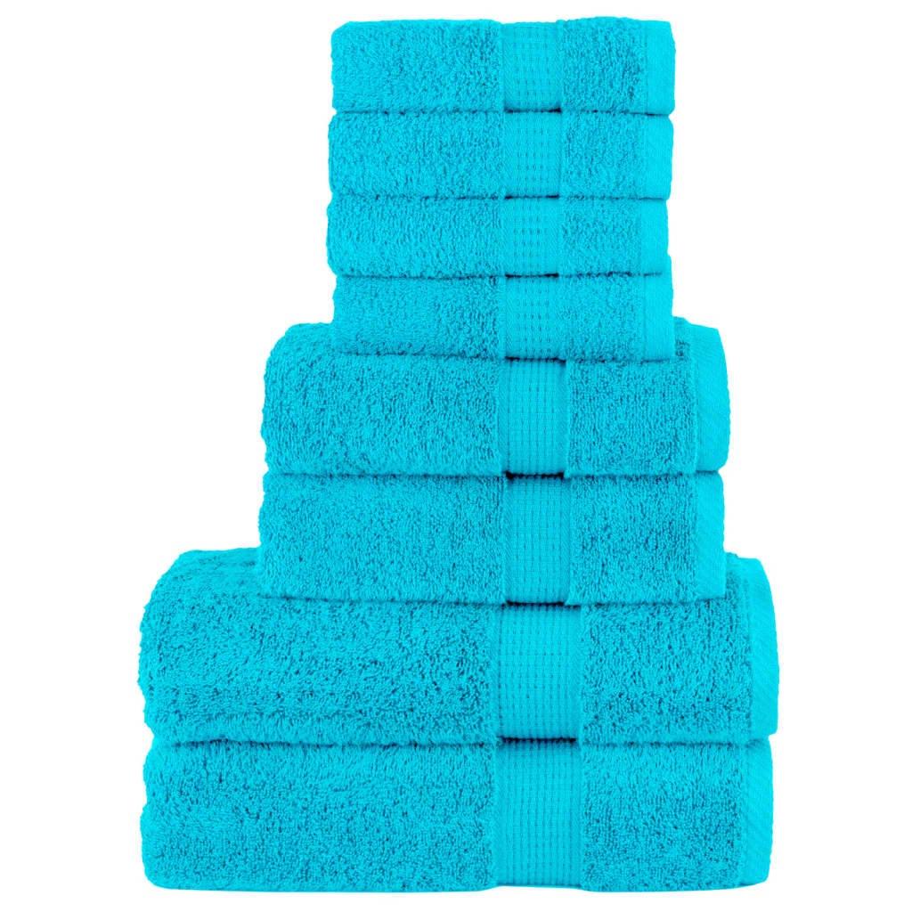 8 Piece Premium Towel Set Solund 600 Gsm
