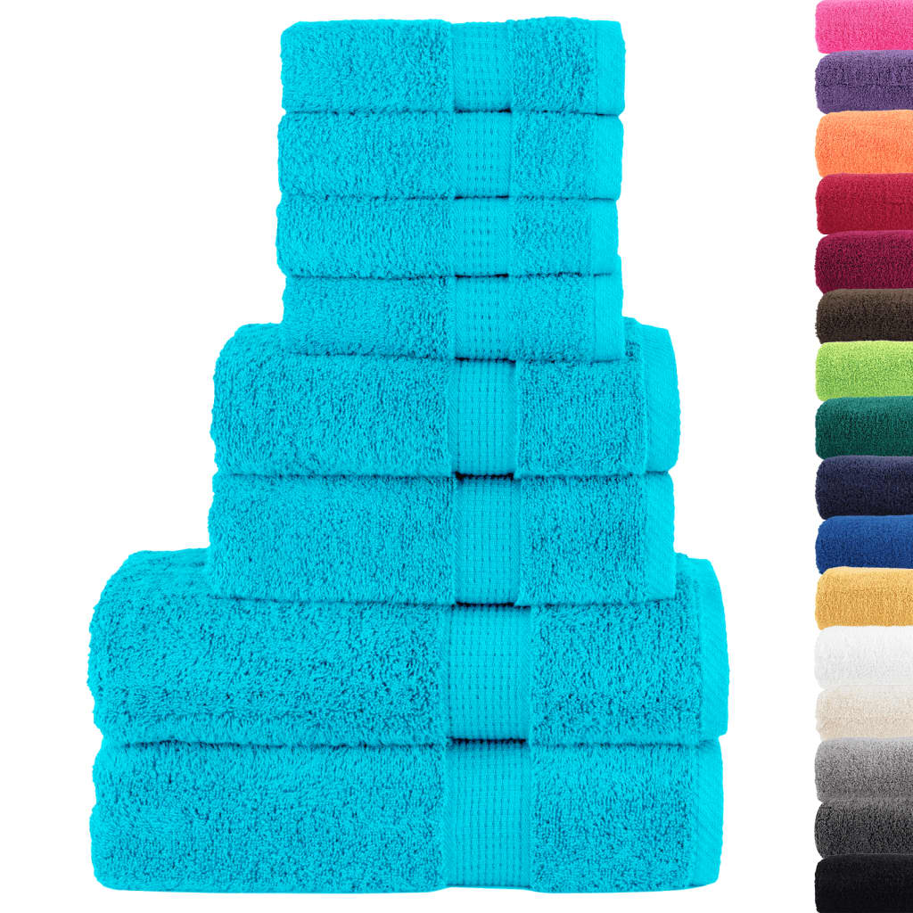 8 Piece Premium Towel Set Solund 600 Gsm