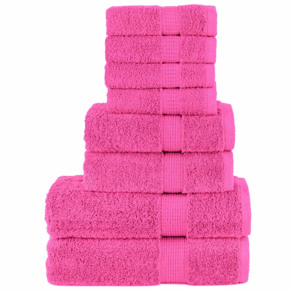 8 Piece Premium Towel Set Solund 600 Gsm