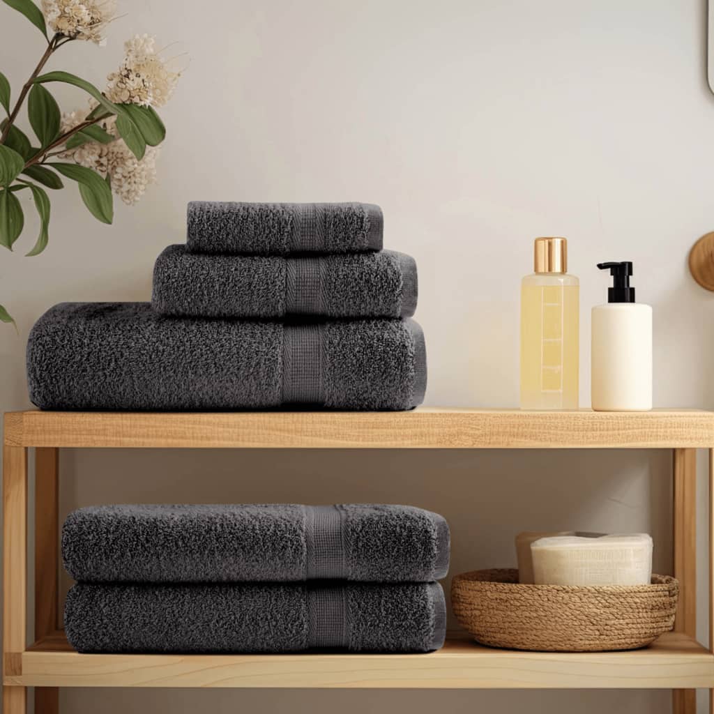 6 Piece Premium Towel Set Solund 600 Gsm