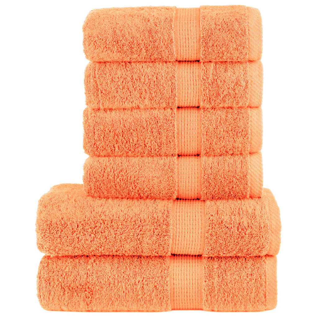 6 Piece Premium Towel Set Solund 600 Gsm