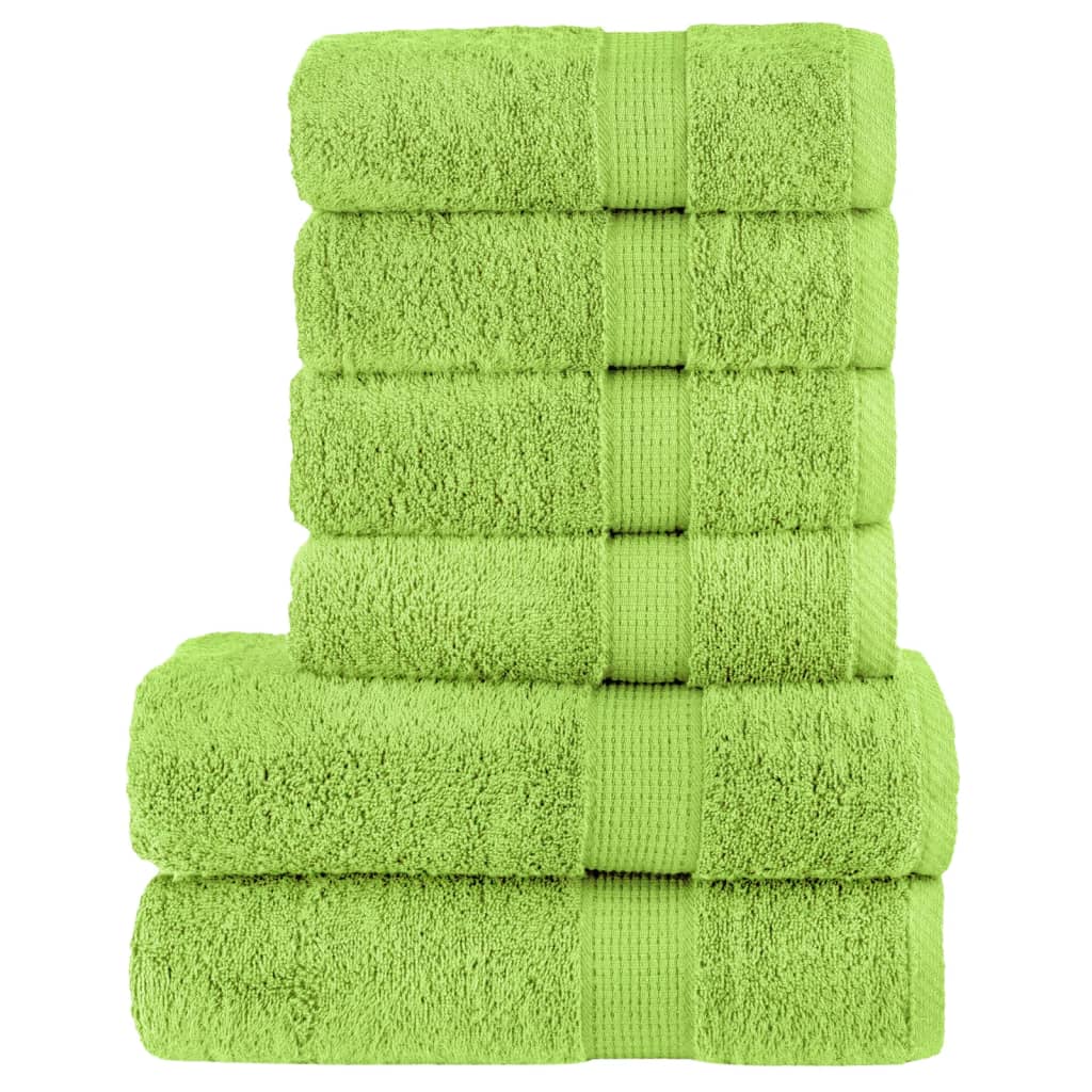 6 Piece Premium Towel Set Solund 600 Gsm