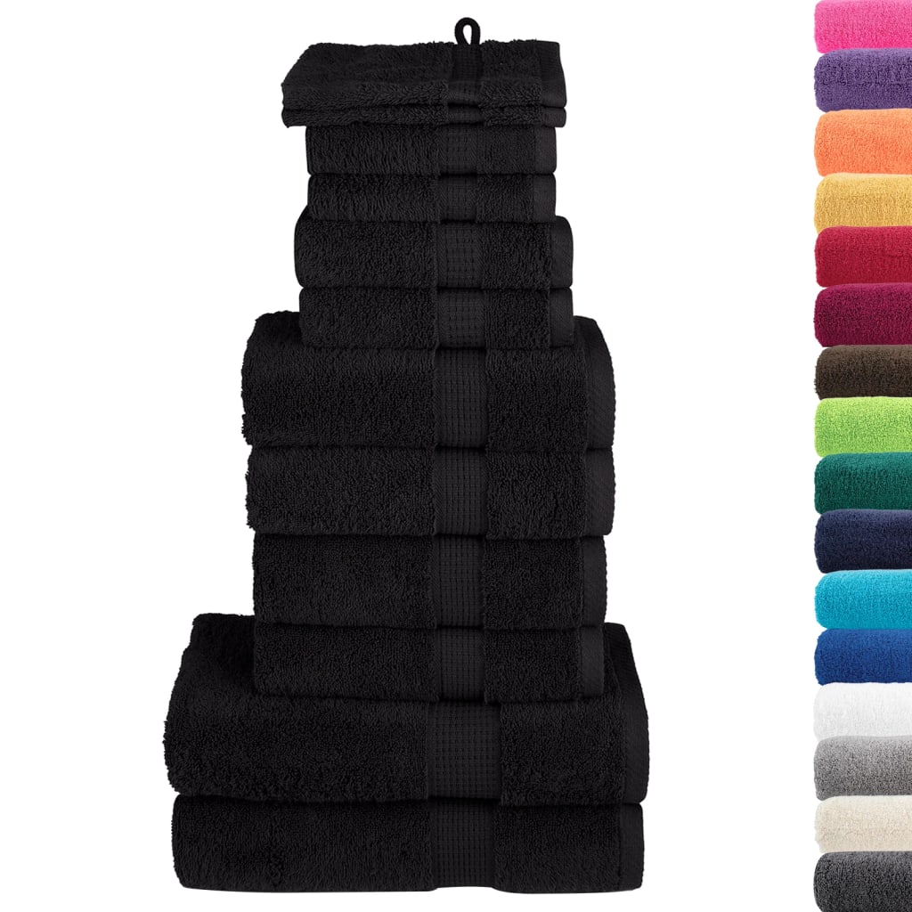 12 Piece Premium Towel Set Solund 600 Gsm