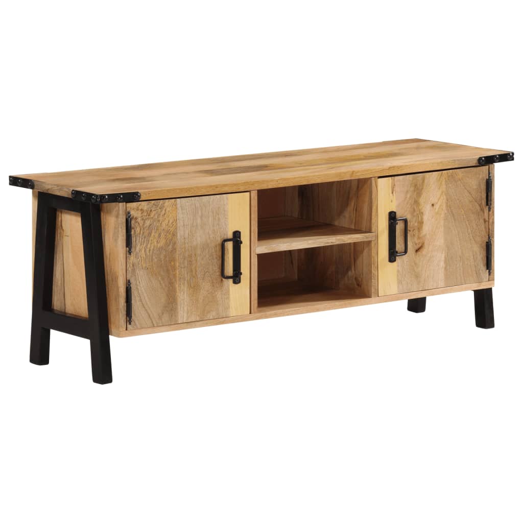 Tv Cabinet 110X35X40 Cm Solid Wood Mango