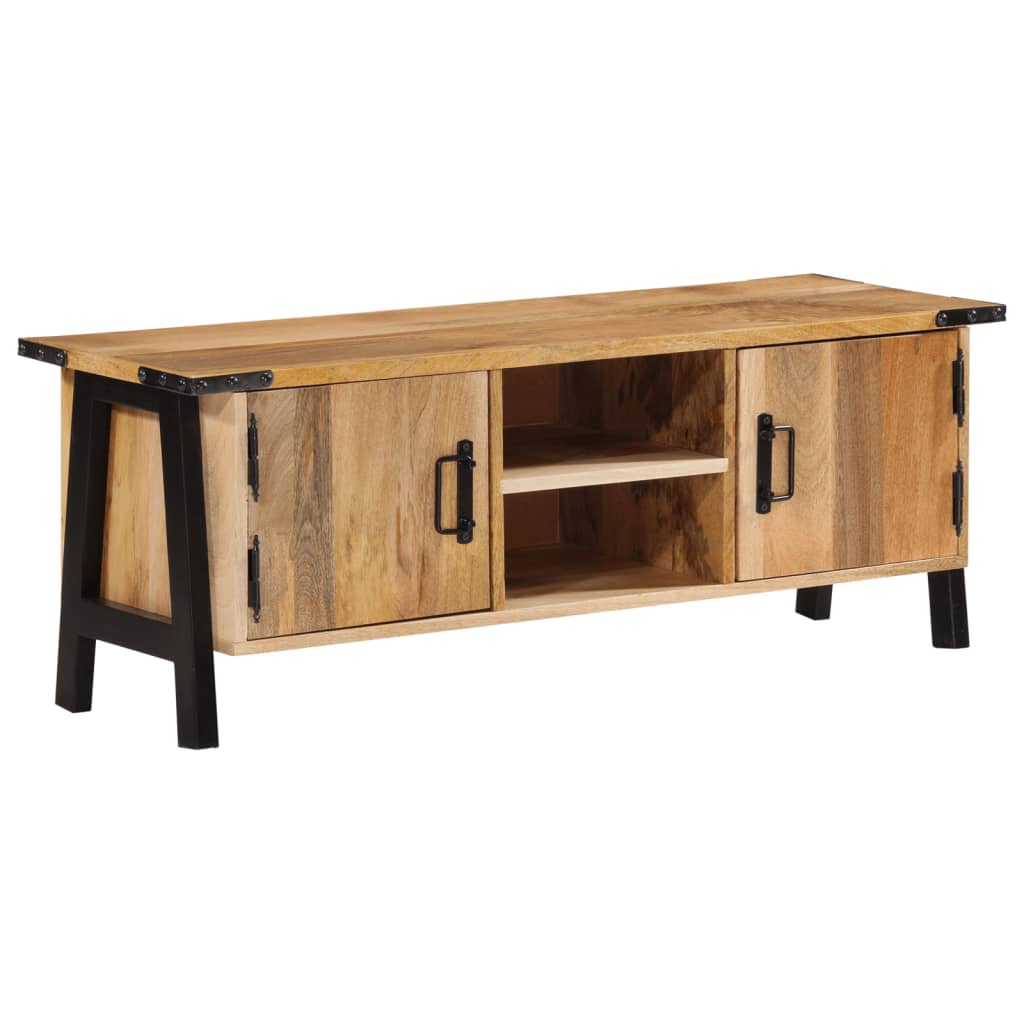 Tv Cabinet 110X35X40 Cm Solid Wood Mango