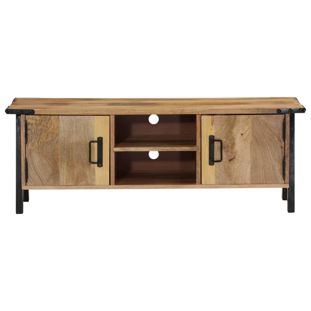 Tv Cabinet 110X35X40 Cm Solid Wood Mango