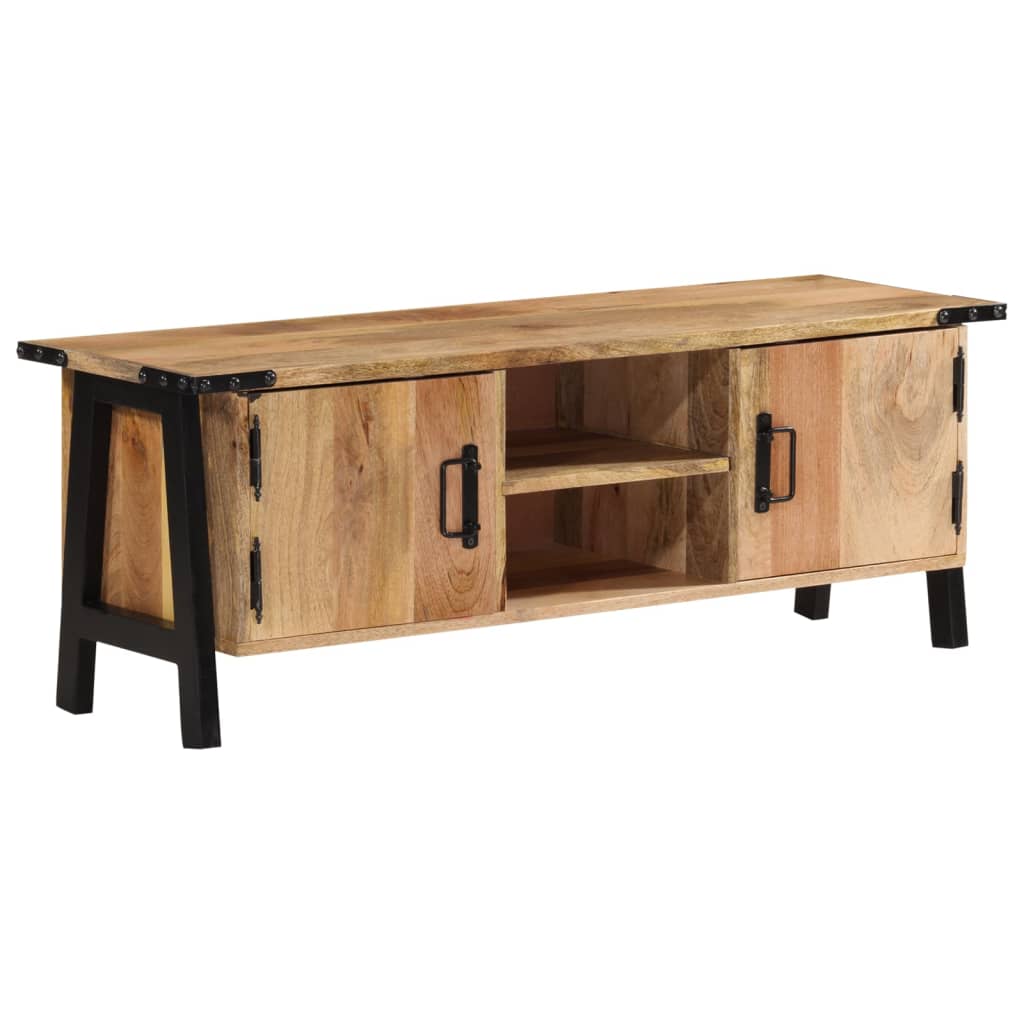 Tv Cabinet 110X35X40 Cm Solid Wood Mango