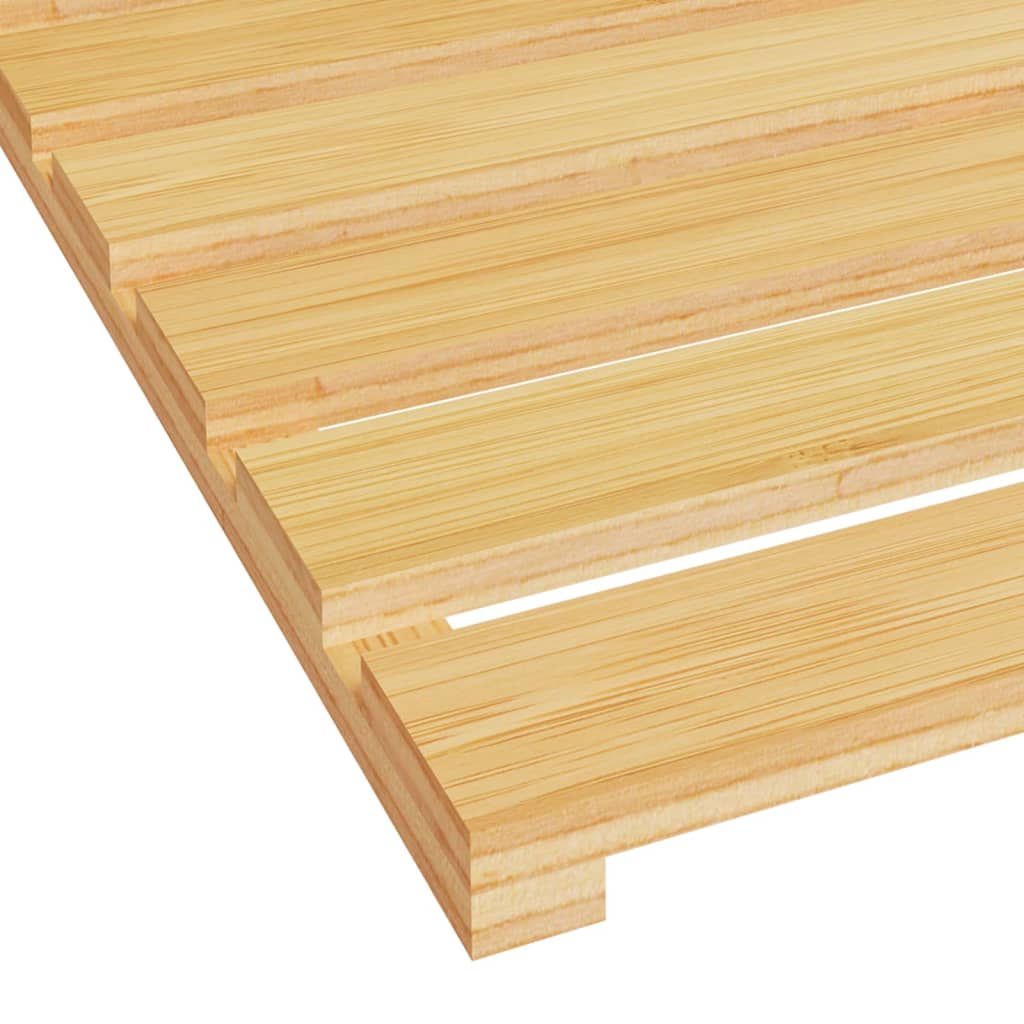 Bamboo Bath Mat 54X36 Cm