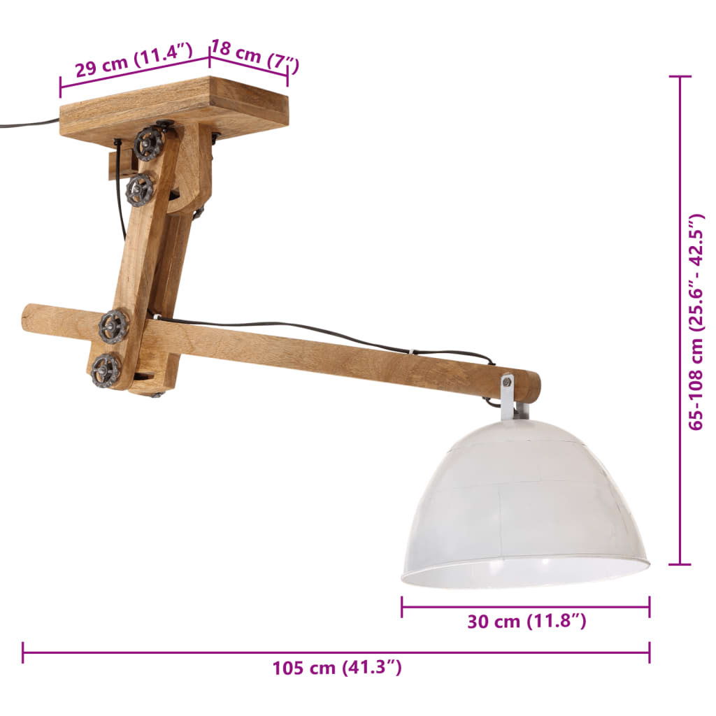 Ceiling Lamp 25 W 105X30X65-108Cm E27