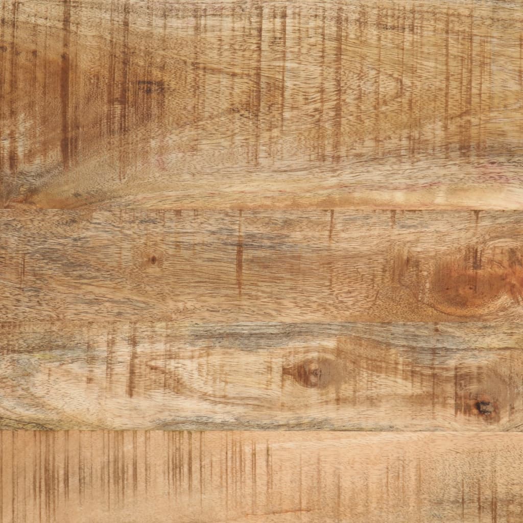 Nesting Coffee Tables 3 Pcs Solid Rough Mango Wood And Iron