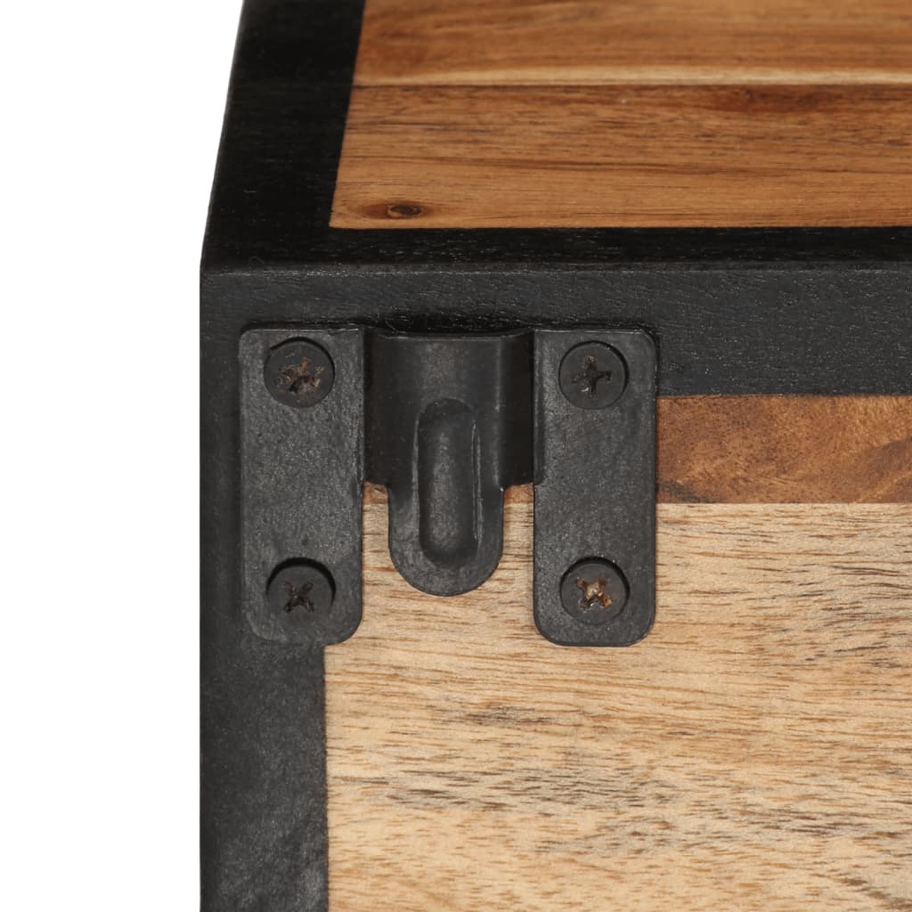 Wall-Mounted Bedside Cabinet 35X35X20 Cm Solid Wood Acacia