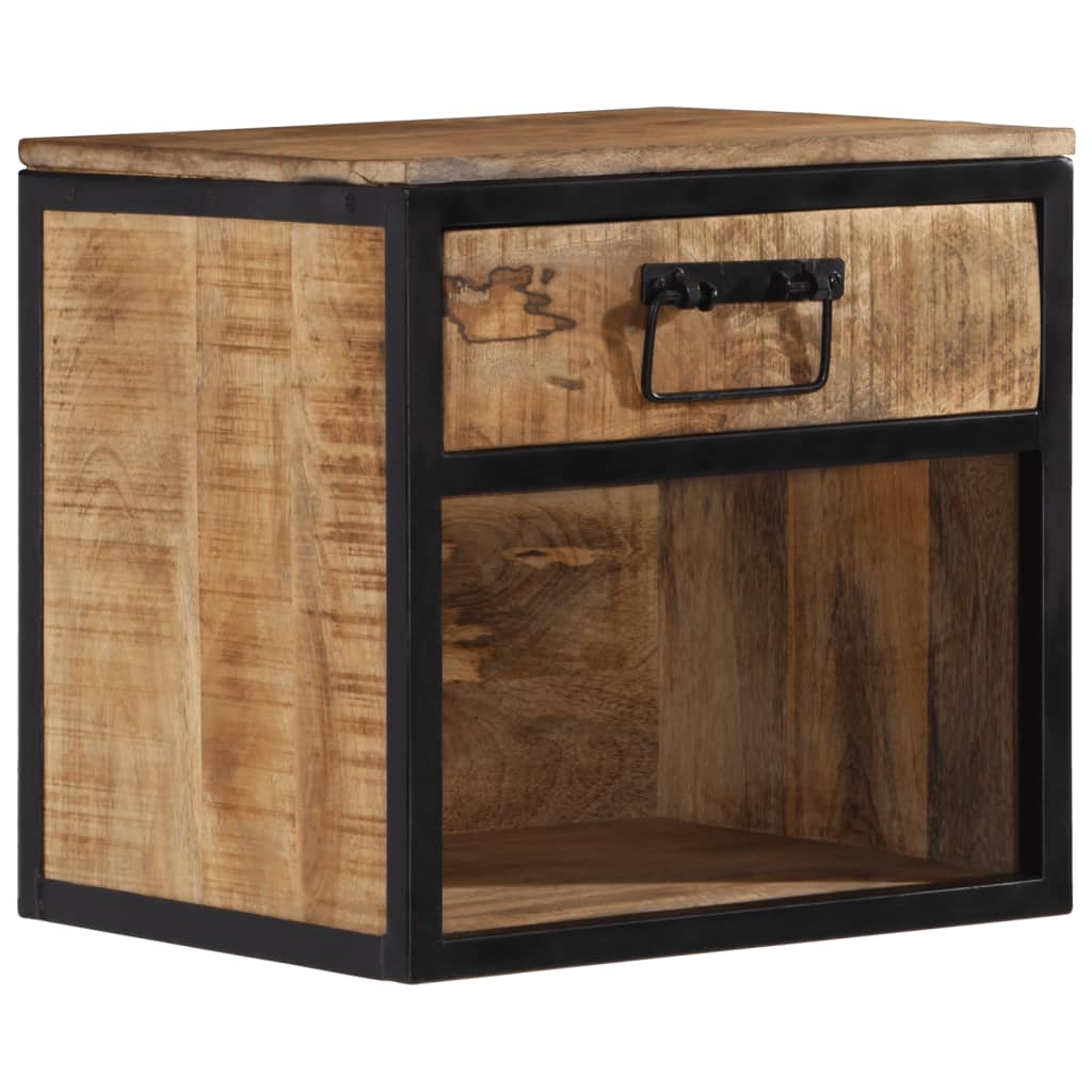 Bedside Cabinet 40X35X40 Cm Solid Wood Mango