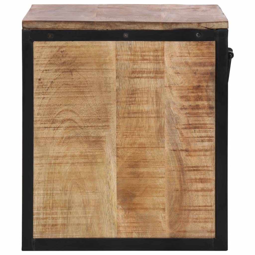 Bedside Cabinet 40X35X40 Cm Solid Wood Mango