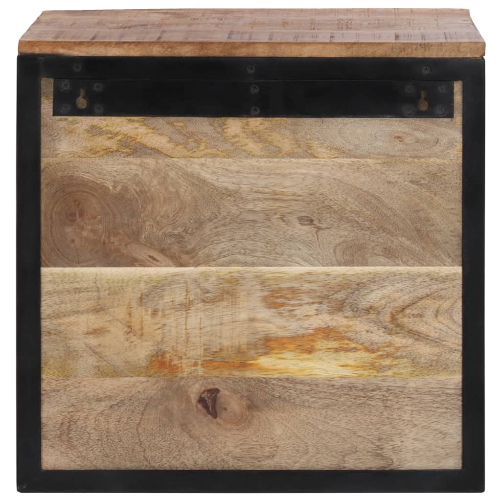 Bedside Cabinet 40X35X40 Cm Solid Wood Mango