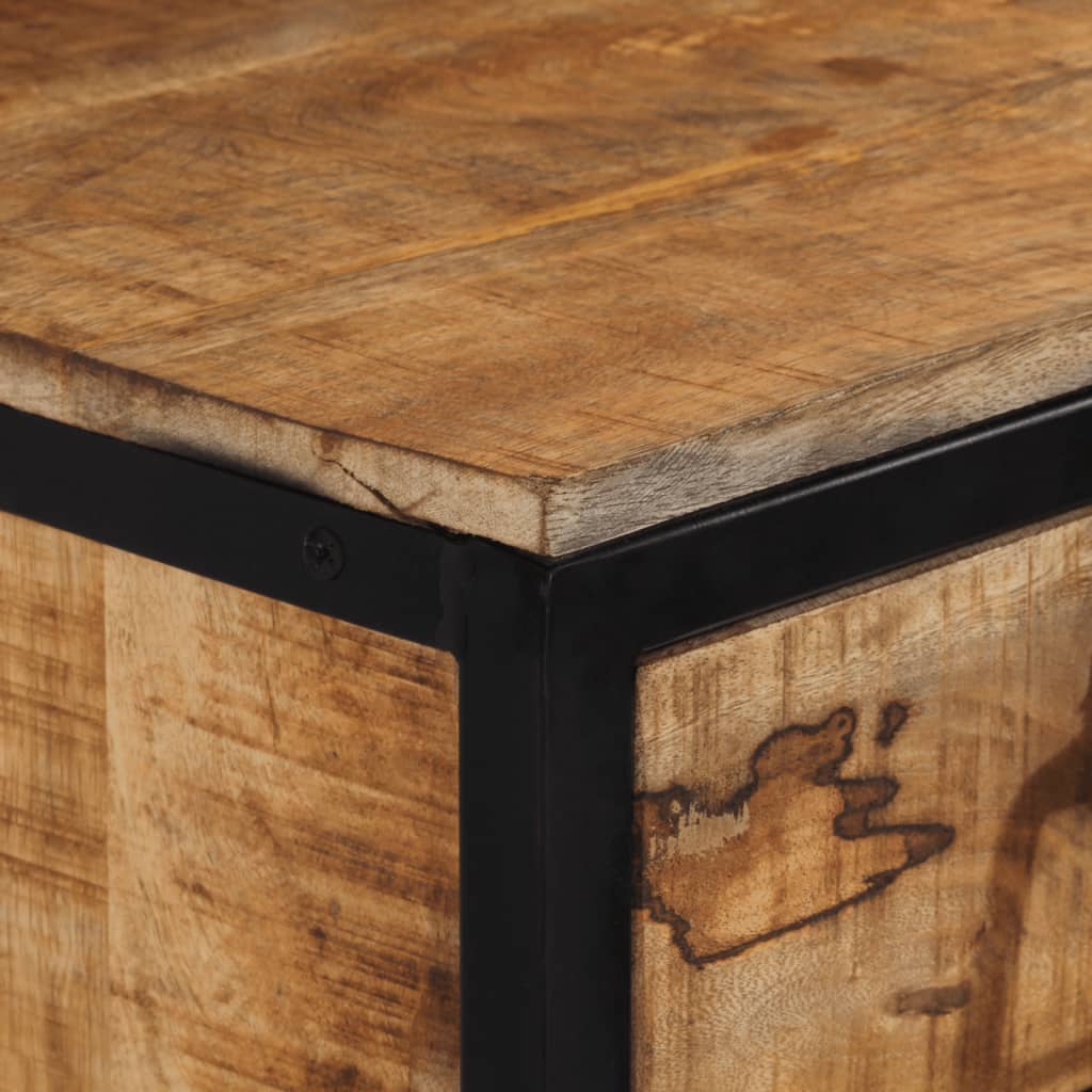 Bedside Cabinet 40X35X40 Cm Solid Wood Mango