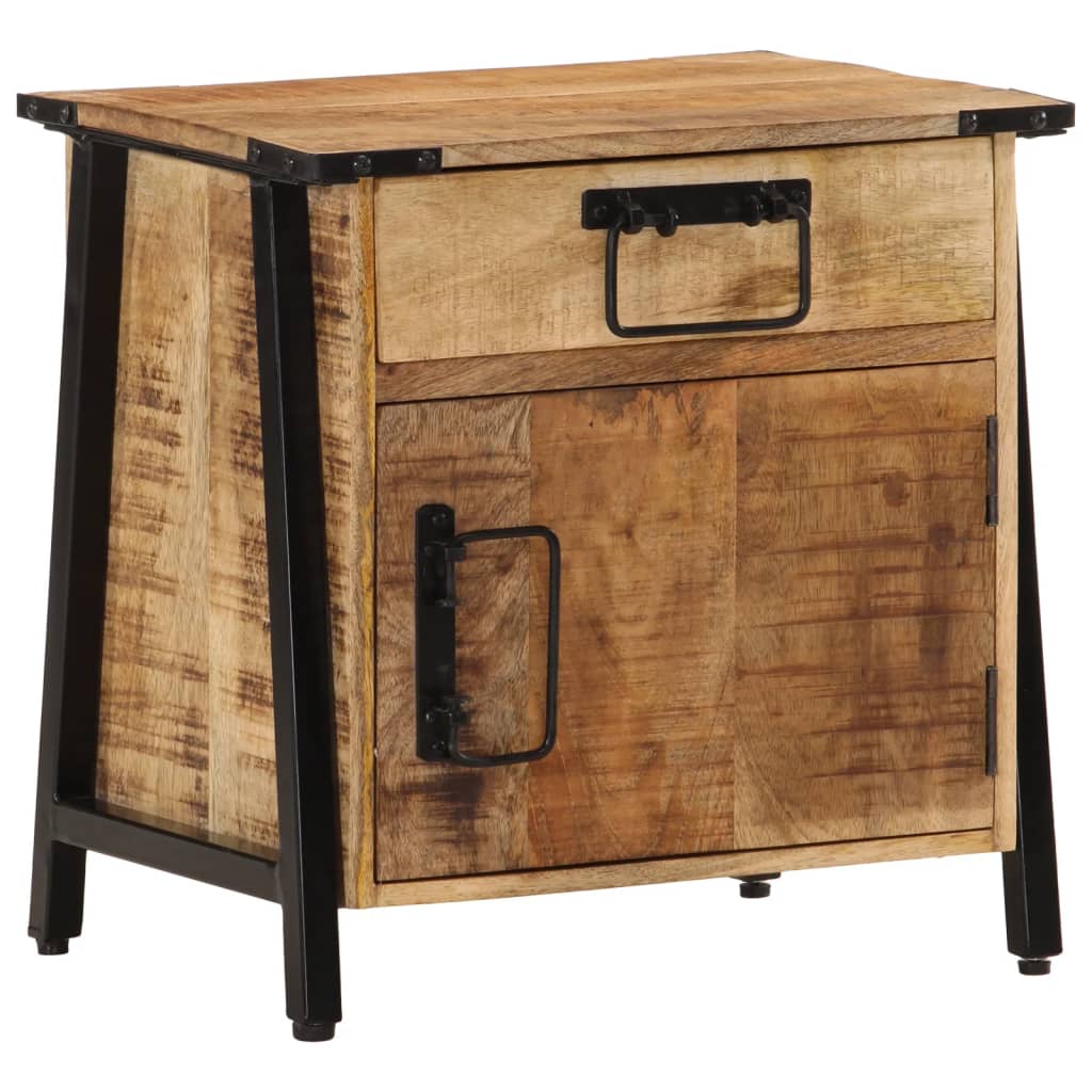 Bedside Cabinet 40X30X42 Cm Solid Wood Mango