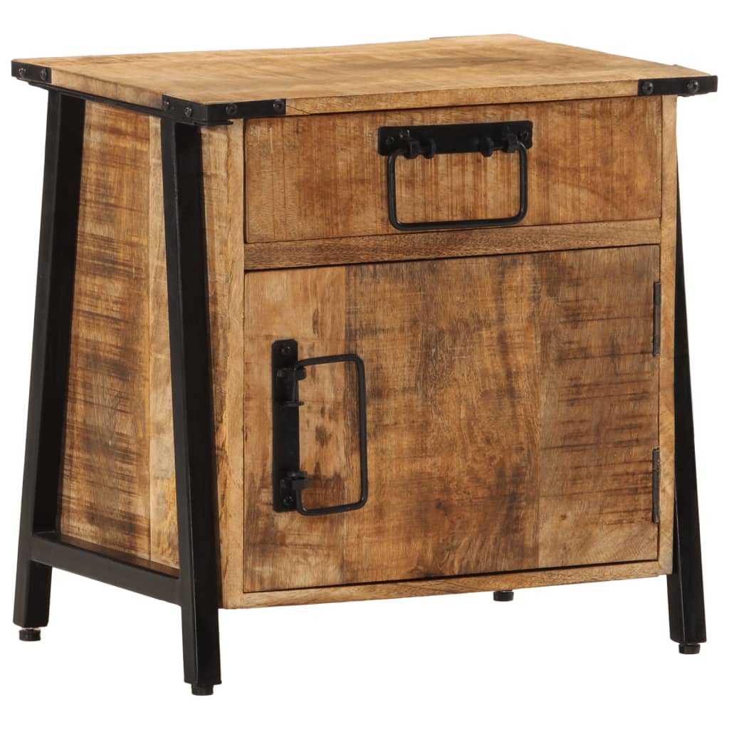 Bedside Cabinet 40X30X42 Cm Solid Wood Mango