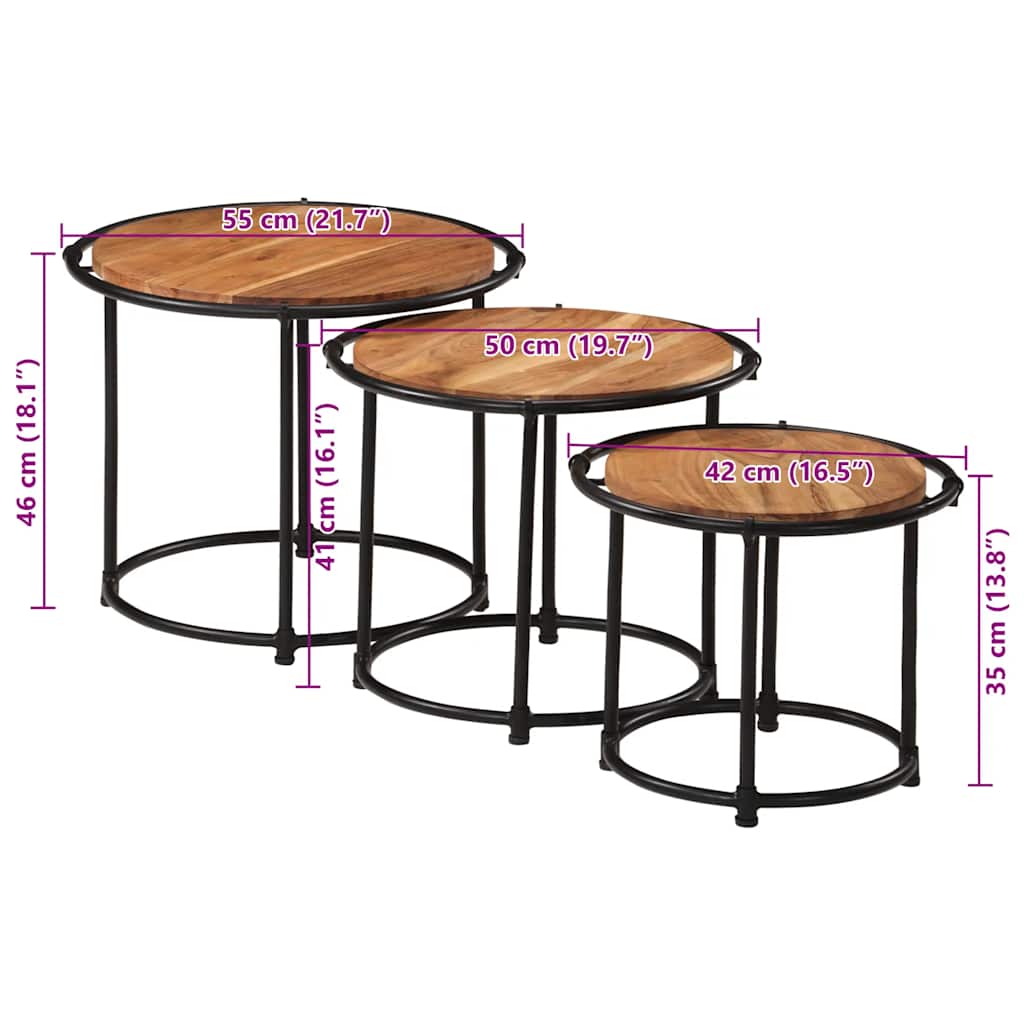 Nesting Tables 3 Pcs