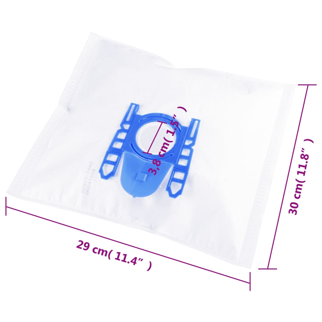 Vacuum Cleaner Bags For Bosch/Siemens Defgh 20 Pcs