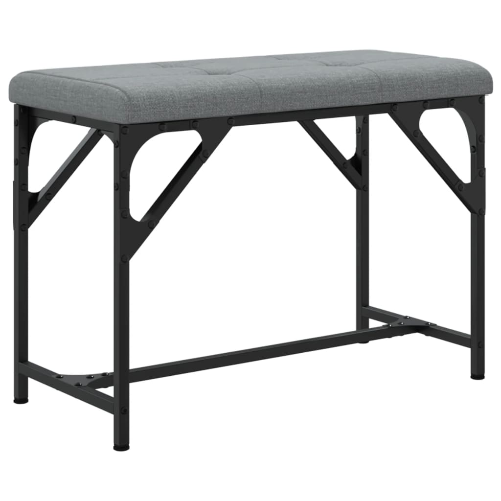 Dining Bench Steel And Fabric