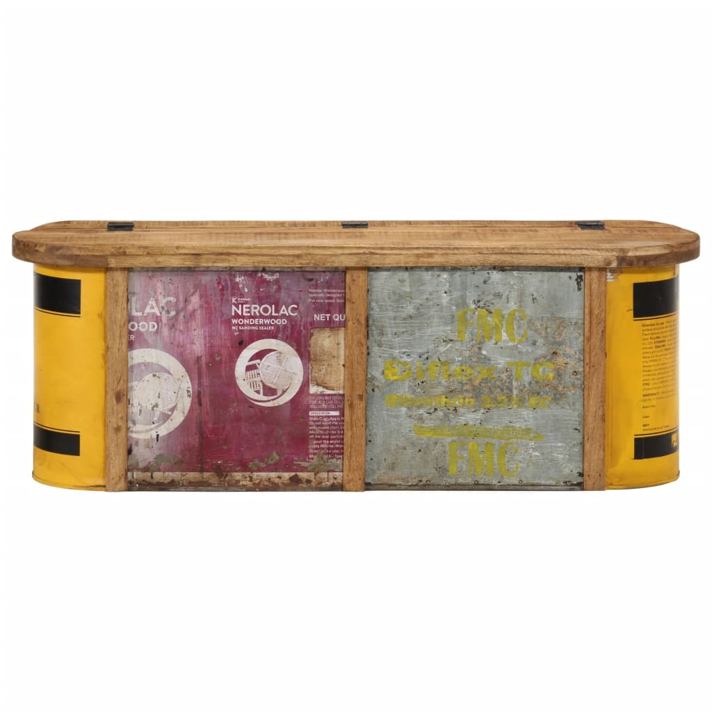 Storage Bench/Sideboard 120X30X40 Cm Solid Wood Reclaimed