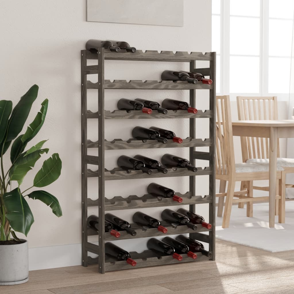 Wine Rack For 30 Bottles Pinewood
