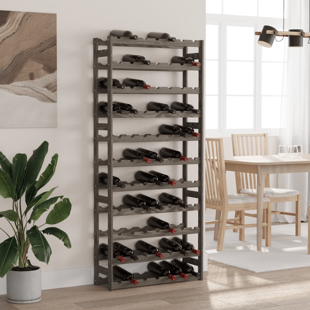 Wine Rack For 30 Bottles Pinewood