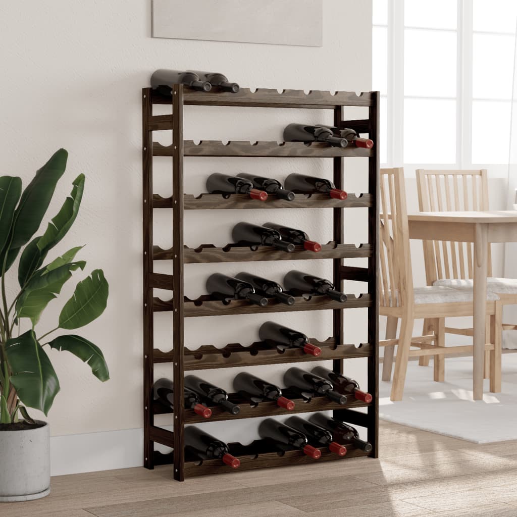 Wine Rack For 30 Bottles Pinewood