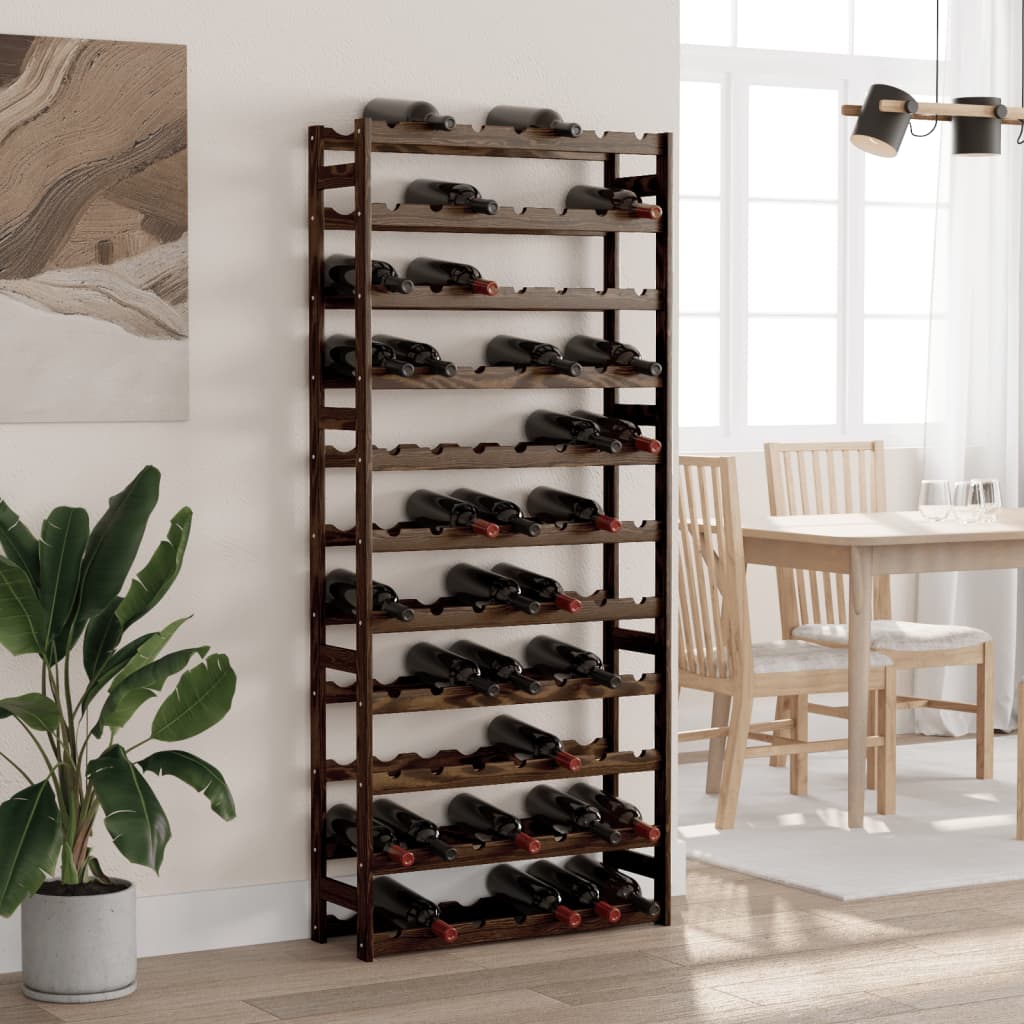 Wine Rack For 30 Bottles Pinewood