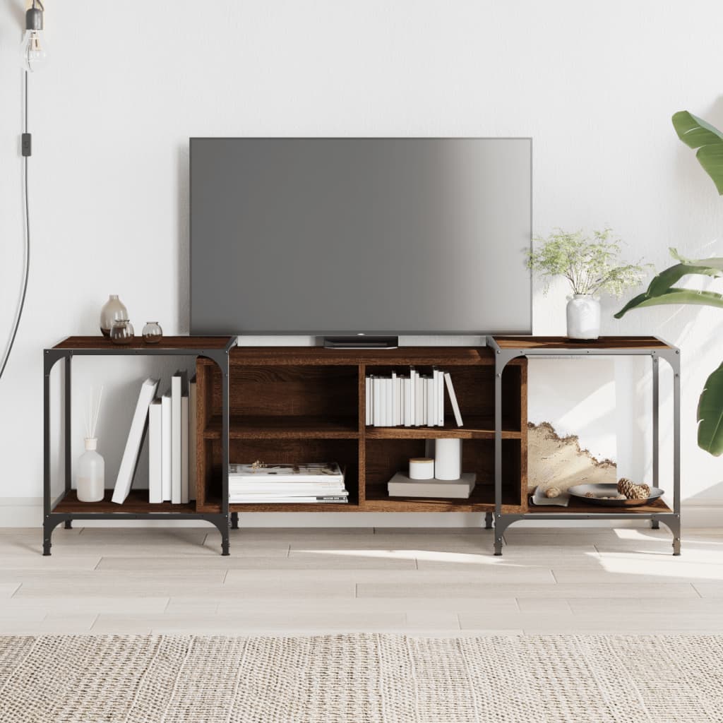 Tv Cabinet 153X37X50 Cm Engineered Wood