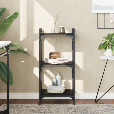 Bookcase 3-Tier 40X30X Engineered Wood