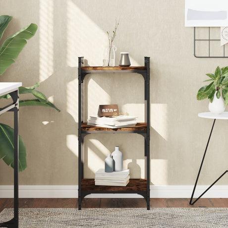 Bookcase 3-Tier 40X30X Engineered Wood